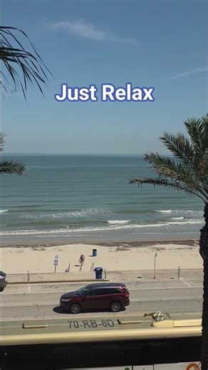 🌊 Just Relax 😌 | Peaceful Galveston Beach Vibes 🏖️✨