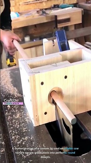 Process for Creating Round Wood Rods