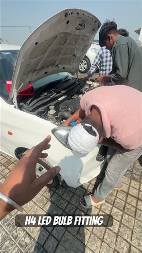 H4 led bulb fitting done 180 watt