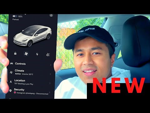 NEW Tesla Mobile App Complete Walkthrough (2021)