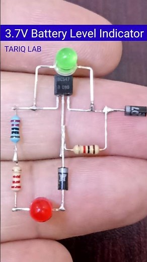 3.7V Battery Level Indicator Circuit