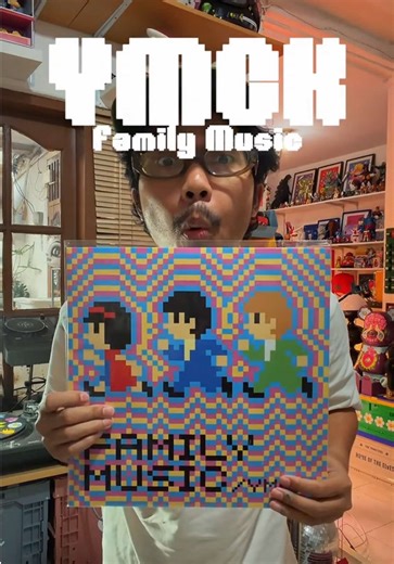 YMCK - Magical 8bit Tour ( family music album ) . almbum ini baru banget release 6 desember kemarin 😬 . #8bit #chiptune #japanmusic #vinyl