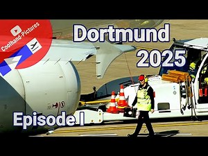 PLANESPOTTING from Germany - Dortmund Airport - runway 24 - German Nation Football Team close up