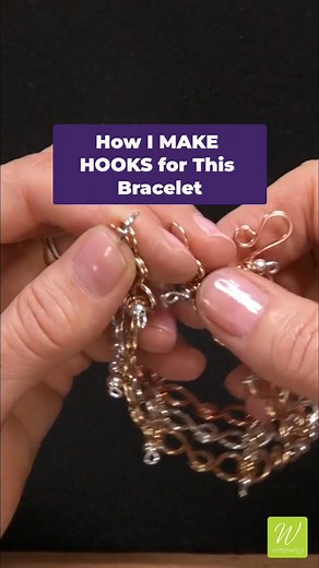 8.5K views · 130 reactions | Want perfect bracelet hooks without buying specialty findings? Save this so you remember it later! Cut, loop, roll, turn. It’s that simple. This shortcut keeps your bracelet secure and looking professionally finished.  Make sure to download your FREE Jewelry Wire Gauge Chart here: https://bit.ly/Wire-Gauge-Chart | WireJewelry | Facebook