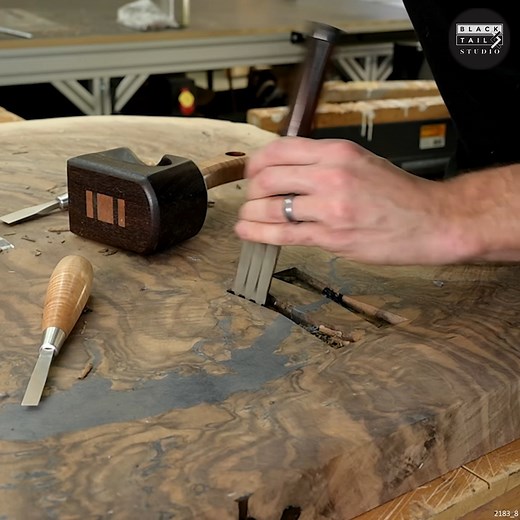 Building a $9000 Desk - This was one of the prettiest pieces of Black Walnut I have ever seen | Blacktail Studio