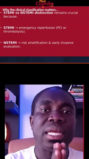 STEMI vs. NSTEMI? Critical differences that impact patient management. Know the contraindications for thrombolysis! #STEMI #NSTEMI #Cardiology #MedEd #Thrombolysis
