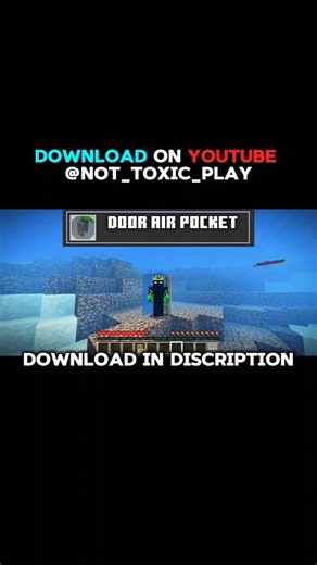 ⬆️ download ⬆️ Java Door Air Pocket for Minecraft PE/Bedrock Edition 🚪