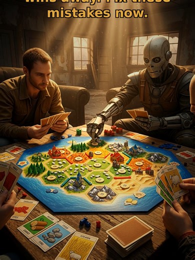 Catan Pro Tips: Common Mistakes | TableTopTurns Avoid these frequent pitfalls to elevate your Settlers of Catan game and outsmart your opponents every time! In this advanced strategy video, we break down the most common mistakes that even seasoned players make and how to sidestep them for victory. Timestamps: 0:00 - Introduction 1:15 - Bad Starting Placements 3:45 - Ignoring Probability 6:20 - Helping the Leader Trade 8:50 - Hoarding Before Sevens 11:10 - Ignoring Development Cards 13:30 - Teleg