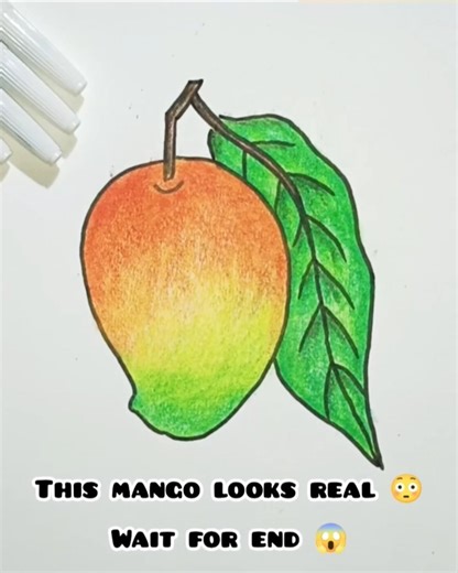 This mango looks real 😳 | wait for the mango 🥭😍