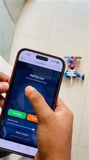 Esp32 smart car best ui designed #arduino #esp32 #arduinoproject