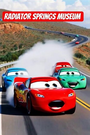 PIXAR CARS ON ROUTE 66 #lightingmcqueen #pixarcars