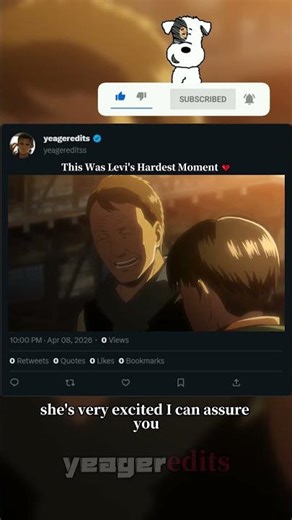 This Was Levi’s Hardest Moment 💔