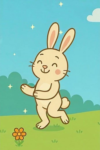 The Bunny Hop Song 🐇 | Cute Rabbit Dance for Kids | Nursery Rhyme Animation