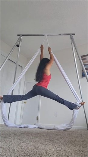 Aerial silks Spilts How to switch legs