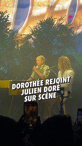 124K views · 4K reactions | Dorothée rejoint Julien Doré sur scène à l'Accor Arena ! | Télé 7 Jours | Facebook