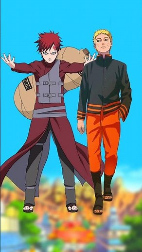 Gaara vs Naruto | who is strong? #naruto #gaara #narutoshippuden #youtubeshorts #shorts