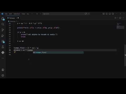 CREAMOS UN SIMULADOR DEL MOVIMIENTO EN PYTHON!!!- Física, parábolas, lanzamientos y PYTHON!
