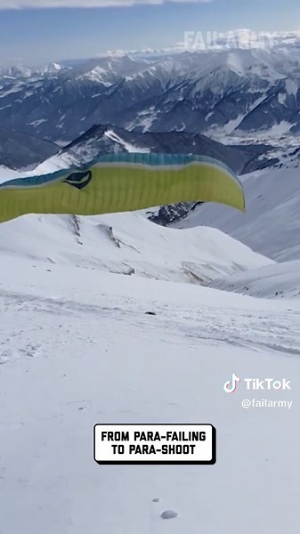 everything about this screams safe 😳 #paragliding #mountain #fail