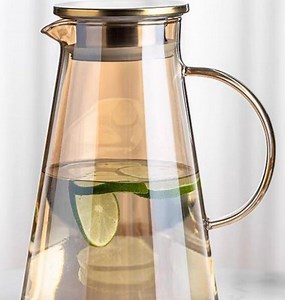 [Hot Item] Pyrex Glass Pitcher Water Jug Teapot Tea Kettle Drinking Set
