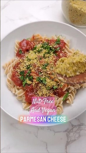 Nut Free Vegan Parmesan in 5 Minutes! #wfpb