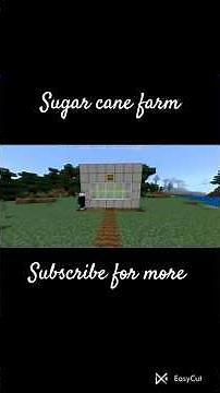 Making sugarcane farm and in Minecraft/#minecraftbuilding