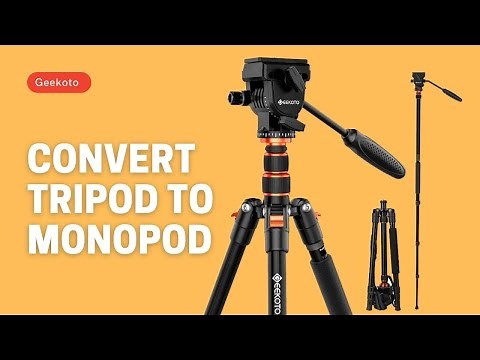 How To Use Geekoto Tripod | Geekoto Tripod to Monopod