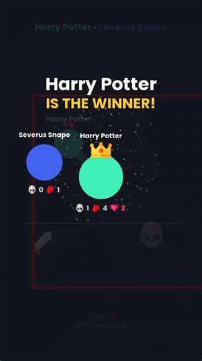 HARRY POTTER VS SEVERUS SNAPE ⚔️#instaclashed #satisfying #simulation #physics #tournament
