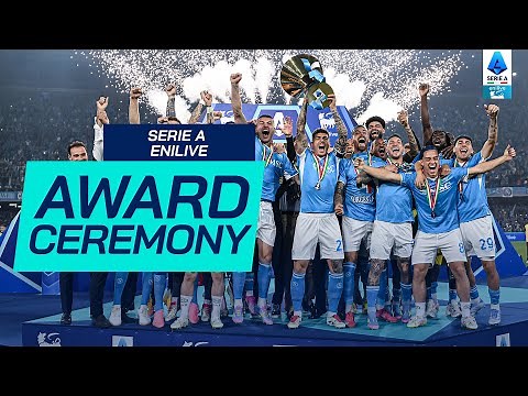 Napoli Are Crowned Champions! | Trophy Ceremony | Serie A 2024/25