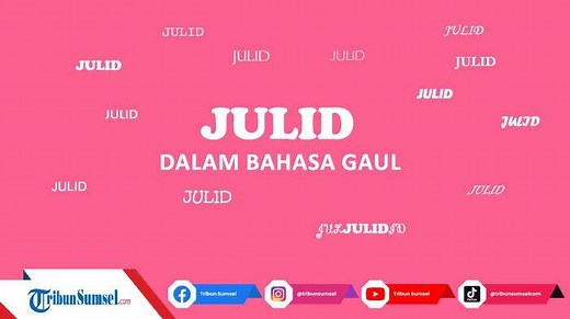 Julid Adalah Apa? Bahasa Gaul Populer dari IG Hingga TikTok, Ternyata Ini Arti dan Contohnya - Tribunsumsel.com