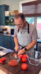 This Tomato Cracker Salad is quirky but so delicious. It’s one of those recipes where the end product is greater than the sum of its parts. If you like a summer tomato sandwich, chances are you’re going to love this! | Southern Bite