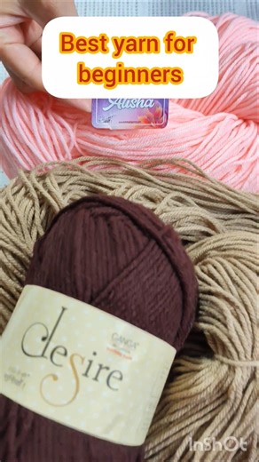 Best Yarn for Crochet Beginners#crochet#crocheting#yarnreview#shorts #youtubeshorts