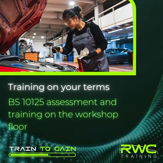 Training on your terms 📱 Train to Gain, RWC's BS 10125 compliance model based on the Institute of the Motor Industry (IMI)'s CPD programme, brings relevant, up-to-date learning right to the workshop floor. Forget time-consuming travel – our programme features engaging video modules and interactive discussions. Even practical skills are validated simply by submitting video evidence! Less downtime, more skill gain. Ready for training that works for you? Get in touch: https://www.rwctraining.co.uk