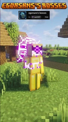 Minecraft Top Boss Mods ! #3 #shorts #minecraft