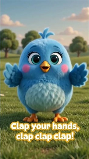 🐦 Clap, Spin & Stomp With Bibo! | Dance Song for Toddlers | Nursery Rhymes | #Shorts