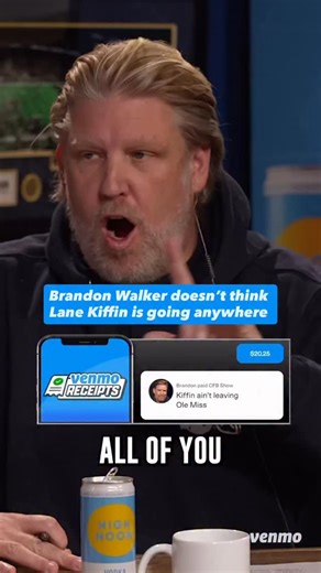 3.4K views · 46 reactions | Brandon Walker is using his @venmo Receipt to GUARANTEE that Lane Kiffin will be staying at Ole Miss next season. | Viva La Stool | Facebook