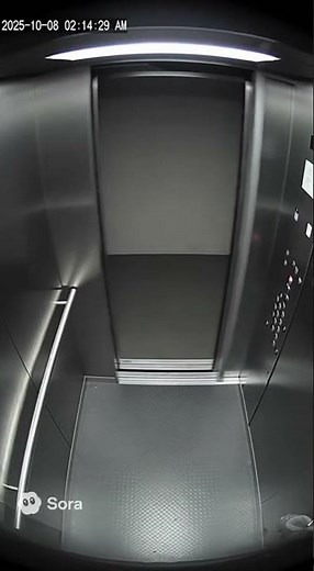 Ascenseur hanté ? 😱 Capté par caméra de surveillance 🎥