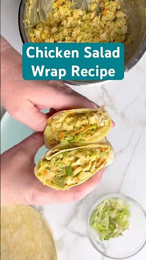 Quick and Easy Chicken Salad Wraps