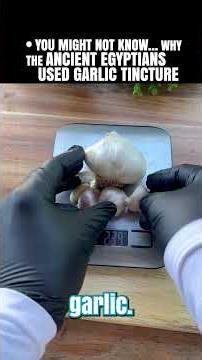 HOW TO MAKE GARLIC TINCTURE