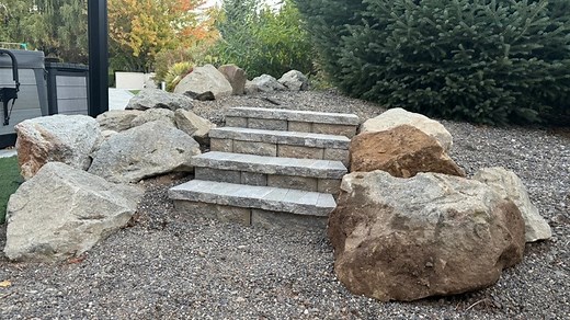 Here’s an easy way to build steps for any hill or garden you can do in one day. | Mr. Build It