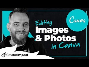 Editing Images and Photos in Canva (Canva Photo editing tutorial for beginners)