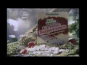 Sunkist Fun Fruits Commercial 80's Creme Supremes
