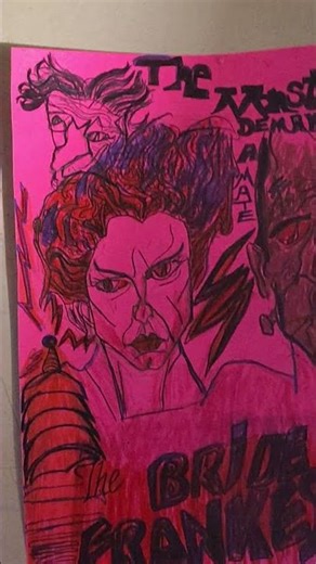 finished bride of Frankenstein poster sold enjoy