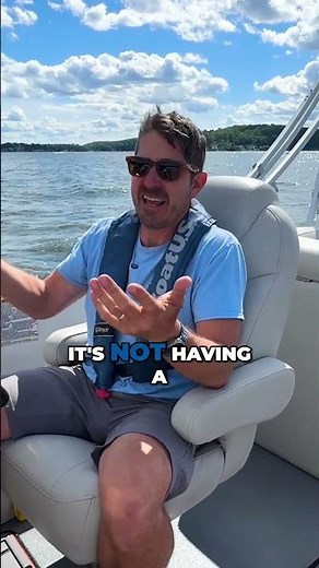 How Does a Pontoon Boat Ride in Choppy Waters?: Boating FAQ with Bridge Marina #shorts