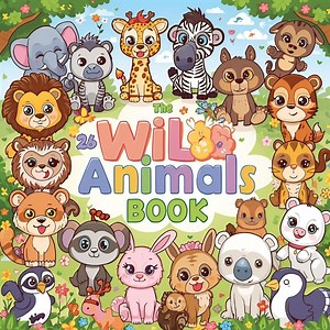 25 Adorable Wild Animals Coloring Pages | Kawaii Jungle & Forest Animals | PDF A4 Instant Download - Etsy
