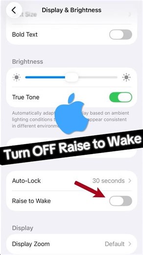 How To Turn Off Raise To Wake on iPhone 📲