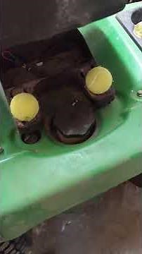 John Deere rubber seat spring fix