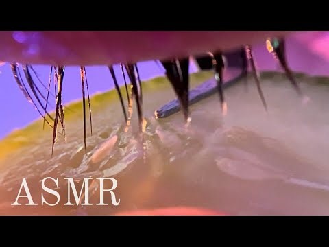ASMR 1 hour Eye cleaning 👁️ Sticky mouth sounds 🫠 Part 2