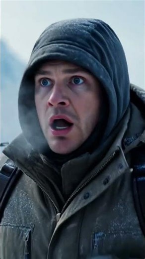 Trapped in the Frozen Wilderness 🐺❄️ | Man vs Wild Survival Thriller #animals #animalshorts #viral