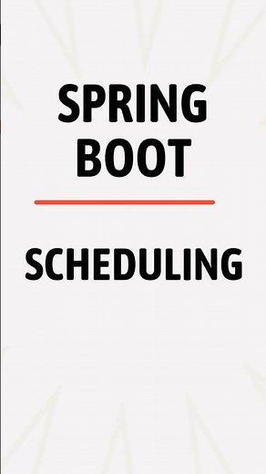 Spring Boot Scheduling #springproject #javaframework #coding