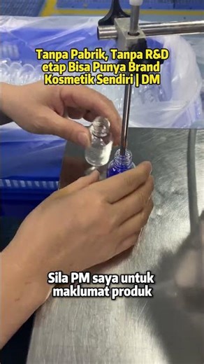 Tanpa kilang, tanpa R&D—jenama kosmetik sendiri | DM